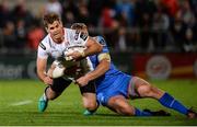 16 September 2016; Louis Ludik of Ulster is tackled by Hadleigh Parkes of Scarlets during the Guinness PRO12 Round 3 match between Ulster and Scarlets at the Kingspan Stadium in Ravenhill Park, Belfast. Photo by Oliver McVeigh/Sportsfile