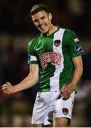 16 September 2016; Garry Buckley of Cork City celebrates after scoring his side's third goal during the SSE Airtricity League Premier Division match between Cork City and Shamrock Rovers at Turners Cross in Cork. Photo by David Maher/Sportsfile