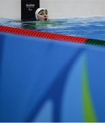 16 September 2016; Ellen Keane of Ireland after the Women's 100m Backstroke - S9 Final at the Olympic Aquatic Stadium during the Rio 2016 Paralympic Games in Rio de Janeiro, Brazil. Photo by Diarmuid Greene/Sportsfile