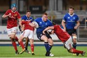 16 September 2016; Oisin Heffernan of Leinster is tackled by Liam O'Connor of Munster during the U20 Interprovincial Series Round 3 match between Leinster and Munster at Donnybrook Stadium in Donnybrook, Dublin. Photo by Matt Browne/Sportsfile