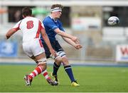 17 September 2016; Joey Szpara of Leinster in action against Andrew Foster of Ulster during the U18 Clubs Interprovincial Series Round 3 match between Leinster and Ulster at Donnybrook Stadium in Dublin. Photo by Eóin Noonan/Sportsfile