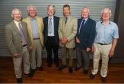 17 September 2016; Team-mates from the three-in-a-row All-Ireland-winning Galway football team in 1964, 1965, and-1966, from left, Colie McDonagh, Sean Cleary, Martin Newell, Liam Sammon, Christy Tyrrell and Brian Geraghty   at the GPA Former Players Event in Croke Park. Over 450 former county footballers and hurlers gathered at the annual lunch which is now in its fourth year. The event featured GPA Lifetime Achievement Awards for Mayo football hero of the 1950s Paddy Prendergast and Cork dual legend, Ray Cummins at Croke Park, Dublin.  Photo by Cody Glenn/Sportsfile