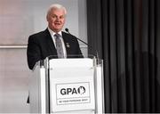 17 September 2016; Uachtarán Chumann Lúthchleas Gael Aogán Ó Fearghail at the GPA Former Players Event in Croke Park. Over 450 former county footballers and hurlers gathered at the annual lunch which is now in its fourth year. The event featured GPA Lifetime Achievement Awards for Mayo football hero of the 1950s Paddy Prendergast and Cork dual legend, Ray Cummins at Croke Park, Dublin.  Photo by Matt Browne/Sportsfile