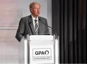 17 September 2016; Mícheál Ó Muircheartaigh at the GPA Former Players Event in Croke Park. Over 450 former county footballers and hurlers gathered at the annual lunch which is now in its fourth year. The event featured GPA Lifetime Achievement Awards for Mayo football hero of the 1950s Paddy Prendergast and Cork dual legend, Ray Cummins at Croke Park, Dublin.  Photo by Matt Browne/Sportsfile