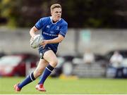 17 September 2016; Michael Silvester of Leinster on the ball during the U19 Interprovincial Series Round 3 match between Leinster and Munster at Old Belvedere RFC in Dublin. Photo by Eóin Noonan/Sportsfile
