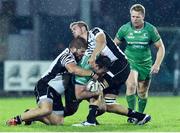 17 September 2016; Denis Buckley of Connacht is tackled by Federico Ruzza and Pietro Ceccarelli of Zebre during the Guinness PRO12 Round 3 match at Stadio Sergio Lanfranchi, Parma in Italy. Photo by Daniele Buffa/Sportsfile