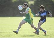 17 September 2016; Bobby Moran of St Jude's in action against Kieran O'Donovan of St James' during the Volkswagen Junior Football 7s match at St Judes GAA Club, Wellington Lane, Dublin.  Photo by Sam Barnes/Sportsfile