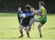 17 September 2016; Bobby Moran of St Jude's in action against David Hayes of St James' during the Volkswagen Junior Football 7s match at St Judes GAA Club, Wellington Lane, Dublin.  Photo by Sam Barnes/Sportsfile