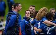 17 September 2016; Leinster Coach Aoife Thompson after the U18 Girls Interprovincial Series Round 3 between Ulster and Leinster at City of Armagh RFC, Armagh.  Photo by Oliver McVeigh/Sportsfile