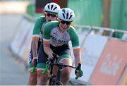 17 September 2016; Katie-George Dunlevy of Ireland, along with her pilot Eve McCrystal, on their way to finishing second in the Women's B Road Race at the Pontal Cycling Road during the Rio 2016 Paralympic Games in Rio de Janeiro, Brazil. Photo by Jean-Baptiste Benavent/Sportsfile