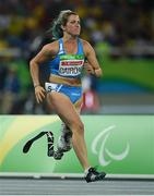 17 September 2016; Martina Caironi of Italy on her way to winning the Women's T42 Final at the Olympic Stadium during the Rio 2016 Paralympic Games in Rio de Janeiro, Brazil. Photo by Diarmuid Greene/Sportsfile
