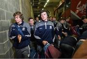 18 September 2016; Members of the Galway minor team arriving before the Electric Ireland GAA Football All-Ireland Minor Championship Final match between Kerry and Galway at Croke Park in Dublin. Photo by David Maher/Sportsfile
