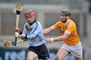 23 January 2011; Niall Corcoran, Dublin, in action against Tomas McCann, Antrim. Walsh Cup Quarter-Final, Dublin v Antrim, Parnell Park, Dublin. Picture credit: David Maher / SPORTSFILE