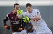 23 January 2011; Fionn Dowling, Kildare, in action against Ronan Doyle, Westmeath. O'Byrne Cup Semi-Final, Westmeath v Kildare, Cusack Park, Mullingar, Co. Westmeath. Picture credit: Brian Lawless / SPORTSFILE