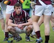 23 January 2011; A disappointed Ger Egan, Westmeath, after defeat to Kildare. O'Byrne Cup Semi-Final, Westmeath v Kildare, Cusack Park, Mullingar, Co. Westmeath. Picture credit: Brian Lawless / SPORTSFILE