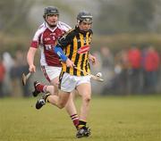 23 January 2011; Cathal Kenny, Kilkenny, in action against Joseph Cooney, NUI Galway. Walsh Cup, Kilkenny v NUI Galway, St Patrick's GAA Club, Ballyragget, Co Kilkenny. Picture credit: Ray McManus / SPORTSFILE