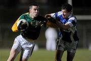 25 January 2011; Niall Mooney, Meath, in action against Christopher Maher, Laois. O'Byrne Shield Semi-Final, Meath v Laois, Pairc Tailteann, Navan, Co. Meath. Picture credit: Brian Lawless / SPORTSFILE