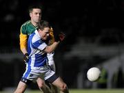 25 January 2011; Niall Donoher, Laois, in action against Niall Mooney, Meath. O'Byrne Shield Semi-Final, Meath v Laois, Pairc Tailteann, Navan, Co. Meath. Picture credit: Brian Lawless / SPORTSFILE