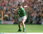 16 September 2001; Mark Keane, Limerick U-21. Hurling. Picture credit; Damien Eagers / SPORTSFILE