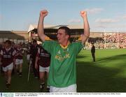 23 September 2001; Padraig Joyce of Galway, celebrates following the GAA Football All-Ireland Senior Championship Final match between Galway and Meath at at Croke Park in Dublin. Photo by Aoife Rice/Sportsfile