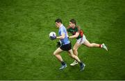 18 September 2016; Diarmuid Connolly of Dublin in action against Lee Keegan of Mayo during the GAA Football All-Ireland Senior Championship Final match between Dublin and Mayo at Croke Park in Dublin. Photo by Daire Brennan/Sportsfile