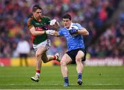 18 September 2016; Diarmuid Connolly of Dublin in action against Lee Keegan of Mayo during the GAA Football All-Ireland Senior Championship Final match between Dublin and Mayo at Croke Park in Dublin. Photo by Stephen McCarthy/Sportsfile