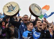 18 September 2016; Dublin supporters on Hill 16 during the GAA Football All-Ireland Senior Championship Final match between Dublin and Mayo at Croke Park in Dublin. Photo by Cody Glenn/Sportsfile