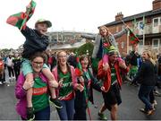 18 September 2016; Mayo supporters depart the GAA Football All-Ireland Senior Championship Final match between Dublin and Mayo at Croke Park in Dublin. Photo by Cody Glenn/Sportsfile