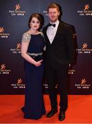 3 November 2017; Galway hurler John Hanbury with Jasmine Connolly upon arrival at the PwC All Stars 2017 at the Convention Centre in Dublin. Photo by Seb Daly/Sportsfile