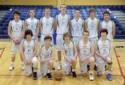 26 January 2011; The St. Malachy's, Belfast, Antrim, team. Basketball Ireland Boys U16A Schools Cup Final, St. Joseph's, Galway v St. Malachy's, Belfast, Antrim, National Basketball Arena, Tallaght, Dublin. Picture credit: Stephen McCarthy / SPORTSFILE