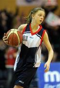 26 January 2011; Edel Thornton, St. Vincents Secondary School, Cork. Basketball Ireland Girls U16A Schools Cup Final, Calasanctius College, Oranmore, Galway v St. Vincents Secondary School, Cork, National Basketball Arena, Tallaght, Dublin. Picture credit: Stephen McCarthy / SPORTSFILE