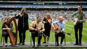 18 September 2016; The Dundalk Music Group during half-time of the Electric Ireland GAA Football All-Ireland Minor Championship Final match between Kerry and Galway at Croke Park in Dublin. Photo by Cody Glenn/Sportsfile