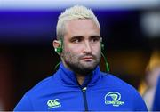 16 September 2016; Dave Kearney of Leinster ahead of the Guinness PRO12 Round 3 match between Edinburgh and Leinster at BT Murrayfield Stadium in Edinburgh, Scotland. Photo by Ramsey Cardy/Sportsfile