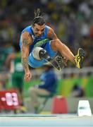 17 September 2016; Roberto la Barbera of Italy in action during the Men's Long Jump T44 Final at the Olympic Stadium during the Rio 2016 Paralympic Games in Rio de Janeiro, Brazil. Photo by Diarmuid Greene/Sportsfile