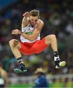 17 September 2016; Maciej Lepiato of Poland in action during the Men's Long Jump T44 Final at the Olympic Stadium during the Rio 2016 Paralympic Games in Rio de Janeiro, Brazil. Photo by Diarmuid Greene/Sportsfile