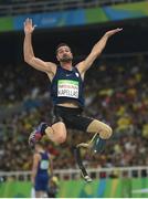 17 September 2016; Christos Kapellas of Greece in action during the Men's Long Jump T44 Final at the Olympic Stadium during the Rio 2016 Paralympic Games in Rio de Janeiro, Brazil. Photo by Diarmuid Greene/Sportsfile