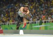17 September 2016; Felix Streng of Germany in action during the Men's Long Jump T44 Final at the Olympic Stadium, where he won bronze with a jump of 7.13meters, during the Rio 2016 Paralympic Games in Rio de Janeiro, Brazil. Photo by Diarmuid Greene/Sportsfile