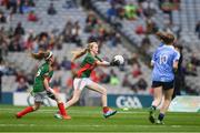 18 September 2016; Maria Farrell, Ardnagrath NS, Athlone, Westmeath, representing Mayo, during the INTO Cumann na mBunscol GAA Respect Exhibition Go Games at the GAA Football All-Ireland Senior Championship Final match between Dublin and Mayo at Croke Park in Dublin. Photo by Ray McManus/Sportsfile