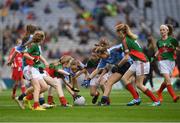 18 September 2016; Action from the INTO Cumann na mBunscol GAA Respect Exhibition Go Games at the GAA Football All-Ireland Senior Championship Final match between Dublin and Mayo at Croke Park in Dublin. Photo by Ray McManus/Sportsfile
