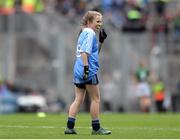 18 September 2016; Jess Gleeson, Moyglass, Fethard, Tipperary, representing Dublin, during the INTO Cumann na mBunscol GAA Respect Exhibition Go Games at the GAA Football All-Ireland Senior Championship Final match between Dublin and Mayo at Croke Park in Dublin. Photo by Eóin Noonan/Sportsfile
