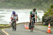 16 September 2016; Colin Lynch of Ireland, right, and of Glenn Johnansen of Norway in action during the Men's C1-3 Road Race at the Pontal Cycling Road during the Rio 2016 Paralympic Games in Rio de Janeiro, Brazil. Photo by Diarmuid Greene/Sportsfile