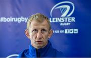 22 September 2016; Leinster head coach Leo Cullen during a press conference at RDS Arena in Ballsbridge, Dublin. Photo by Matt Browne/Sportsfile