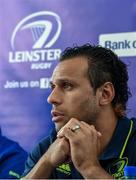 22 September 2016; Leinster team captain Isa Nacewa  during a press conference at RDS Arena in Ballsbridge, Dublin. Photo by Matt Browne/Sportsfile