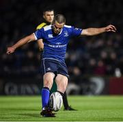 23 September 2016; Jonathan Sexton of Leinster kicks a penalty during the Guinness PRO12 Round 4 match between Leinster and Ospreys at the RDS Arena in Dublin. Photo by Stephen McCarthy/Sportsfile