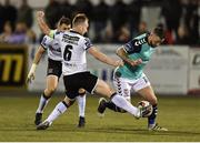 23 September 2016; Rory Patterson of Derry City in action against Stephen O’Donnell of Dundalk during the SSE Airtricity League Premier Division match between Dundalk and Derry City at Oriel Park, Dundalk.  Photo by Sportsfile