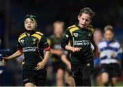 23 September 2016; Action from the Bank of Ireland Half-Time Mini Games featuring Blackrock RFC and Boyne RFC during the Guinness PRO12, Round 4, match between Leinster and Ospreys at the RDS Arena in Dublin. Photo by Stephen McCarthy/Sportsfile