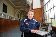 28 January 2011; Eddie O'Sullivan, former Ireland & current USA Eagles Coach, at the launch of a new training website Ruckingball.com. The website's purpose is to help rugby players, coaches & parents improve their techniques and understanding of the game. Blackrock College, Blackrock, Co. Dublin. Picture credit: Brian Lawless / SPORTSFILE