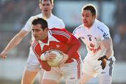 30 January 2011; Shane Lennon, Louth, in action against Mark Scanlon, Kildare. O'Byrne Cup Final, Kildare v Louth, St Conleth's Park, Newbridge, Co. Kildare. Picture credit: David Maher / SPORTSFILE