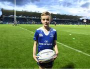23 September 2016; Leinster matchday mascot Robert O'Brien, from Rathfarnham, ahead of the Guinness PRO12, Round 4, match between Leinster and Ospreys at the RDS Arena in Dublin. Photo by Stephen McCarthy/Sportsfile
