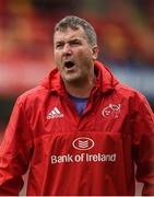 24 September 2016; Munster head coach Anthony Foley before the Guinness PRO12 Round 4 match between Munster and Edinburgh Rugby at Thomond Park in Limerick. Photo by Diarmuid Greene/Sportsfile
